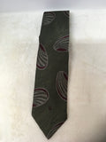 Christian Dior Men's Olive Necktie-Mens