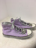 Nan-Ku Couture Women's Lavender Size 11 Sneakers