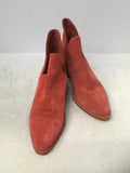 Free People Women's Orange Size 8 Booties