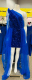 Faeriesty Women's Royal Blue Size 1XL Dress