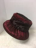 Donna Vinci Women's Burgundy Hat- Womens