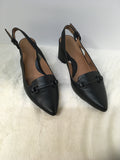 Gentle Souls Women's Black Size 6.5 Slingbacks