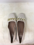 Linea Paolo Women's Ivory Size 7 Flats