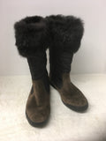 Coach Women's Dark Brown Size 7.5 Boots