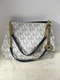 Michael Kors Women's White Shoulder Bag-Purse