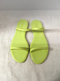 Stuart Weitzman Women's Lime Green Size 8 Slide-On-Woman's