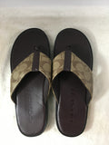Coach Men's Size 8 Tan Slide-On - Men