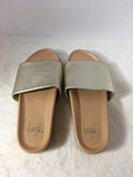 Beek.. Women's Gold Size 6 Slide-On-Woman's
