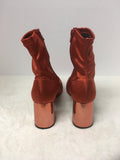 Free People Women's Burnt Orange Size 8 Ankle Boot