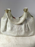 Brahmin Women's White Shoulder Bag-Purse