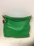 Coach Women's Green Shoulder Bag-Purse