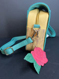 Steel Mill Women's Teal Cross Body- Purse