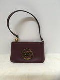 Michael Kors Women's Burgundy Wristlet-Purse