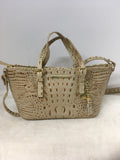 Brahmin Women's Beige Shoulder Bag-Purse