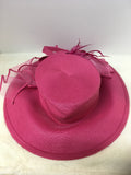 Fine Millinery Women's Hot Pink Hat- Womens