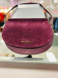 Karl Lagerfeld Women's Dark Purple Cross Body- Purse