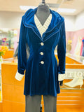 Frank Lyman Women's Royal Blue Size 10 Jacket Top