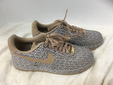 Nike Air Force 1 Women's Tan Size 9 Sneakers
