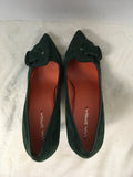 Via Spiga Women's Hunter Green Size 9 Pumps