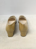 Salvatore Ferragamo Women's Tan Size 10.5 Pumps