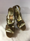 Diane Von Furstenberg Women's Bronze Size 10 Pumps